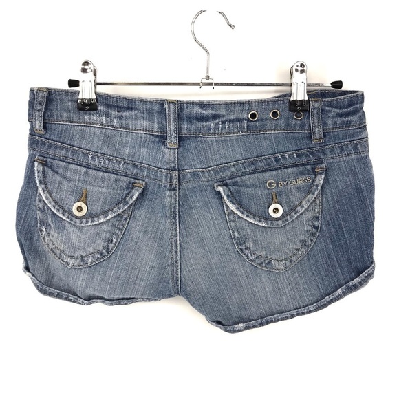 G by Guess Cotton Stretch Rolled Hem Jeans - Picture 2 of 6